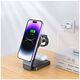 Wireless Charger MagSafe 15W 3in1 Tech-Protect QI15W-A28 black 9490713934593