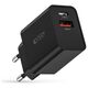 Wall Charger 30W PD USB-C + QC3.0 USB Tech-Protect NC30W black 9490713935187