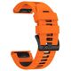 Strap for GARMIN FENIX 3 / 5X / 3HR / 5X PLUS / 6X / 6X PRO / 7X Tech-Protect IconBand orange-black 9319456605136