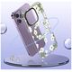 Case APPLE IPHONE 15 PRO MAX Tech-Protect MagMood MagSafe White Daisy transparent 9319456605402