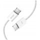 Cable 3A PD60W 1m USB-C - USB-C Tech-Protect Ultraboost  white 9319456607116