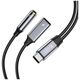 Cable Adapter USB-C - USB-C + mini jack 3,5mm Tech-Protect UltraBoost black 9319456607383