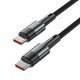 Cable 5A PD100W 3m USB-C - USB-C Tech-Protect Ultraboost grey 9319456606058