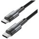 Cable PD 60W 3A 0,5m USB-C - USB-C Tech-Protect UltraBoost grey 9319456607505