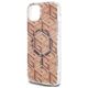 Original Case IPHONE 13 / 14 / 15 Guess hardcase IML GCube MagSafe (GUHMP15SHGCUSTGW) brown 3666339222123