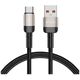 Cable USB - USB Type C 100W / 5A 1m Tech-Protect UltraBoost EVO titanium 5906203690749
