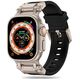 Strap for APPLE WATCH 4 / 5 / 6 / 7 / 8 / 9 / SE / ULTRA 1/2 (44 / 45 / 49 MM) Tech-Protect Delta Pro black-titanium 5906302307821