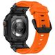 Strap for APPLE WATCH 4 / 5 / 6 / 7 / 8 / 9 / SE / ULTRA 1/2 (44 / 45 / 49 MM) Tech-Protect Delta Pro orange-black 5906302307838