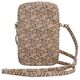 Bag Guess Zip GCube Bottom Stripe (GUWBZPGCSPGW) brown 3666339210663