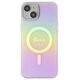 Guess case for iPhone 15 6.1&quot; GUHMP15SHITSP pink hardcase IML Iridescent MagSafe 3666339155063