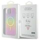 Guess case for iPhone 15 6.1&quot; GUHMP15SHITSP pink hardcase IML Iridescent MagSafe 3666339155063