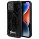 Guess case for  iPhone 12 / 12 Pro 6,1&quot; GUHCP12MPSFDGSK HC SEQUIN SCRIPT METAL BLACK 3666339172787