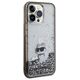 Karl Lagerfeld case for iPhone 13 Pro 6,1&quot; KLHCP13LLKCNSK HC LIQ. GLITTER C TRANSPARENT 3666339164133