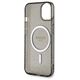 Guess case for iPhone 14 6,1&quot; GUHMP14SHCMCGK black hardcase Magsafe IML Glitter Gold 3666339125561
