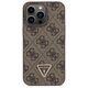 Guess case for iPhone 13 Pro 6,1&quot; GUHCP13LP4TDSCPW brown HC PU Leather Metal Logo Strass Crossbody 3666339146887