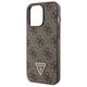 Guess case for iPhone 13 Pro 6,1&quot; GUHCP13LP4TDSCPW brown HC PU Leather Metal Logo Strass Crossbody 3666339146887