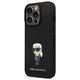 Karl Lagerfeld case for iPhone 13 Pro 6,1&quot; KLHCP13LSMHKNPK black HC Silicone Ikonik Metal Pin 3666339165932
