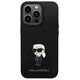 Karl Lagerfeld case for iPhone 13 Pro 6,1&quot; KLHCP13LSMHKNPK black HC Silicone Ikonik Metal Pin 3666339165932