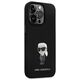 Karl Lagerfeld case for iPhone 13 Pro 6,1&quot; KLHCP13LSMHKNPK black HC Silicone Ikonik Metal Pin 3666339165932