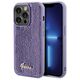 Guess case for iPhone 15 Pro 6,1&quot; GUHCP15LPSFDGSU purple HC Sequin Script Metal 3666339176242
