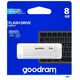 Goodram pendrive 8GB USB 2.0 UME2 white 5908267935637