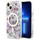 Guess case for iPhone 14 6,1&quot; GUHMP14SHCFWST transparent hardcase Magsafe IML Flower 3666339115630