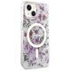 Guess case for iPhone 14 6,1&quot; GUHMP14SHCFWST transparent hardcase Magsafe IML Flower 3666339115630
