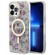 Guess case for iPhone 14 Pro Max 6,7&quot; GUHMP14XHCFWST transparent hardcase Magsafe IML Flower 3666339115661