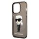 Karl Lagerfeld case for iPhone 14 Pro Max 6,7&quot; KLHCP14XHNIKTCK black hardcase Ikonik Karl Lagerfeld 3666339087074