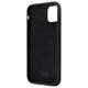 Karl Lagerfeld case for iPhone 11 KLHCN61SMHKNPK black HC Silicone Ikonik Metal Pin 3666339165918