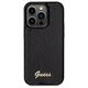 Guess case for  iPhone 13 Pro Max 6,7&quot; GUHCP13XPSFDGSK HC SEQUIN SCRIPT METAL BLACK 3666339172824