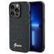 Guess case for  iPhone 13 Pro 6,1&quot; GUHCP13LPMSDGSK HC PU DISCO SCRIPT METAL BLACK 3666339173371