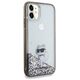 Karl Lagerfeld case fori Phone 11 KLHCN61LKCNSK HC LIQ. GLITTER C TRANSPARENT 3666339164119