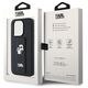 Karl Lagerfeld case for iPhone 14 Pro Max 6,7&quot; KLHCP14XGSAKCPK HC GRIPSTAND SAFFIANO KC PINS BLACK 3666339206864