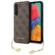 Guess case for Samsung Galaxy S23 FE GUHCS23FEGF4GBR GUESS HC PU 4G CHARM BROWN 3666339218607