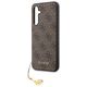 Guess case for Samsung Galaxy S23 FE GUHCS23FEGF4GBR GUESS HC PU 4G CHARM BROWN 3666339218607