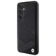BMW case for Samsung Galaxy S24+ black Signature Leather Crossing Lines Pattern 3666339242633