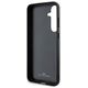 BMW case for Samsung Galaxy S24+ black Signature Leather Crossing Lines Pattern 3666339242633
