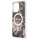 Guess case for iPhone 14 Pro Max 6,7&quot; GUHMP14XHCFWSK black hardcase Magsafe IML Flower 3666339115548