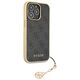 Guess case for iPhone 14 Pro 6,1&quot; GUHCP14LGF4GGR grey HC PU 4G Charm 3666339169879