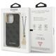 Guess case for iPhone 14 Pro 6,1&quot; GUHCP14LGF4GGR grey HC PU 4G Charm 3666339169879
