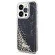 Guess case for iPhone 14 Pro 6,1&quot; GUHCP14LLCSGSGK black hard case Liquid Glitter Marble 3666339127299