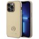 Guess case for iPhone 15 Pro Max 6,7&quot; GUHCP15XPS4DGPD gold HC PU 4G Metal Logo Strass 3666339151034