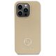 Guess case for iPhone 15 Pro Max 6,7&quot; GUHCP15XPS4DGPD gold HC PU 4G Metal Logo Strass 3666339151034