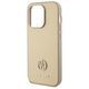 Guess case for iPhone 15 Pro Max 6,7&quot; GUHCP15XPS4DGPD gold HC PU 4G Metal Logo Strass 3666339151034