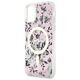 Guess case for iPhone 11 / Xr 6.1&quot; GUHMN61HCFWSP pink hardcase Flower MagSafe 3666339126711