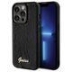 Guess case for  iPhone 13 Pro 6,1&quot; GUHCP13LPSFDGSK HC SEQUIN SCRIPT METAL BLACK 3666339172817