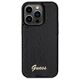Guess case for  iPhone 14 Pro 6,1&quot; GUHCP14LPSFDGSK HC SEQUIN SCRIPT METAL BLACK 3666339172855