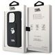 Karl Lagerfeld case for iPhone 14 Pro Max 6,7&quot; KLHCP14XGSACHPK HC GRIPSTAND SAFFIANO CHOUPETTE PINS BLACK 3666339207427