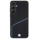 BMW case for Samsung Galaxy S24 + black Signature Leather Textured & Line MagSafe 3666339241667